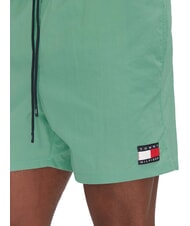 TOMMY HILFIGER TH Two-tone swim shorts Fort Green - Swimwear - 3