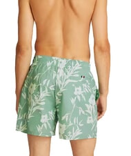 TOMMY HILFIGER TH Patterned boxer costume diffused logo grid green aop - Swimwear - 2