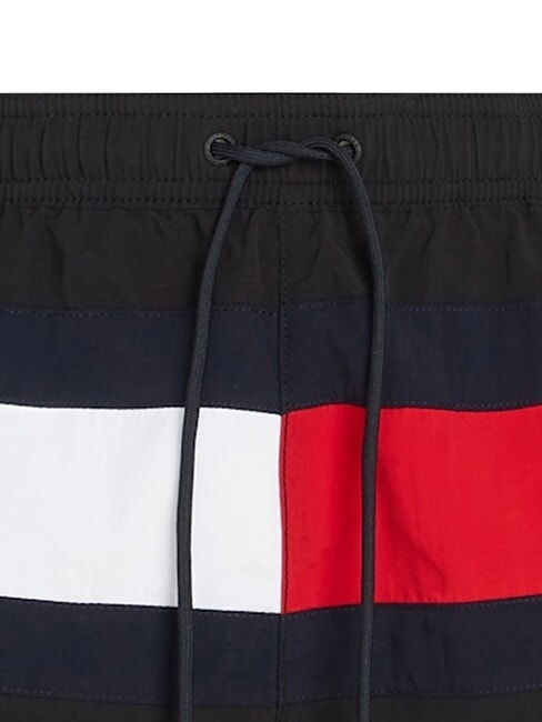 TH Flag Logo Swim Shorts black - Swimwear