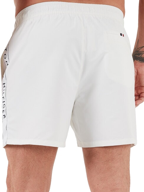 TH Swim boxer with side logo optical white - Swimwear