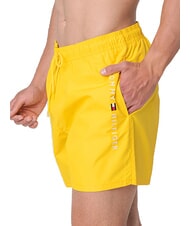 TOMMY HILFIGER TH Vertical logo boxer costume yellow marigold - Swimwear - 3