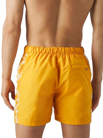 TH Costume with side monogram bands apricot ice/creamy white - Swimwear