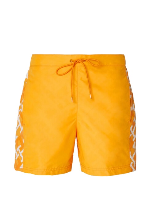 TH Costume with side monogram bands apricot ice/creamy white - Swimwear