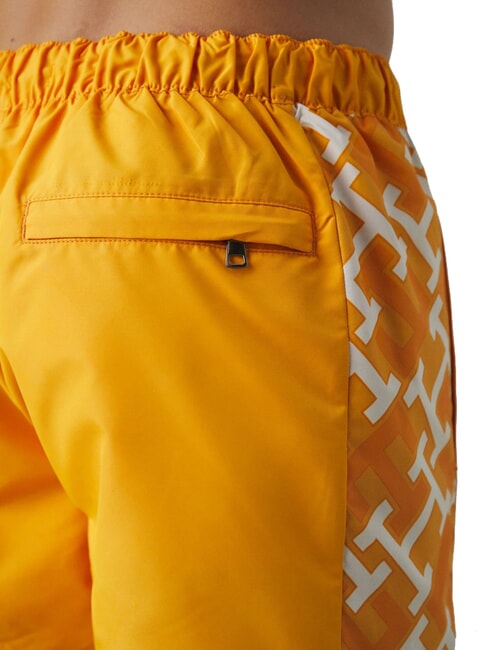 TH Costume with side monogram bands apricot ice/creamy white - Swimwear