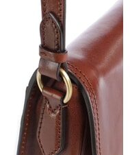 THE BRIDGE ISADORA Leather shoulder bag with flap BROWN - Women&rsquo;s Bags - 3