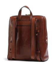THE BRIDGE FRIDA Leather backpack with pocket BROWN - Women&rsquo;s Bags - 3