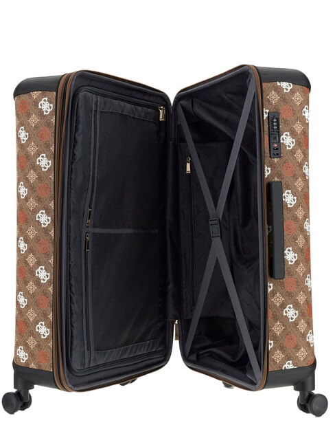 ELIETTE  Medium trolley milk logo/ginger - Semi-rigid Trolley Cases