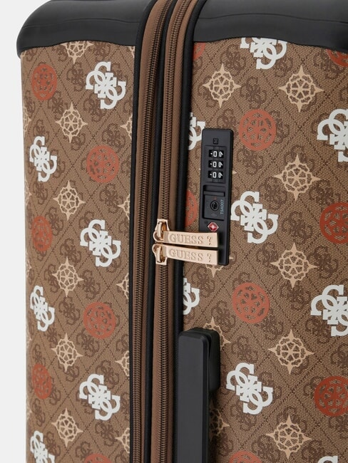 ELIETTE  Medium trolley milk logo/ginger - Semi-rigid Trolley Cases