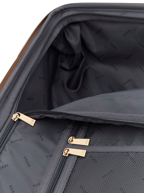 ELIETTE  Medium trolley milk logo/ginger - Semi-rigid Trolley Cases