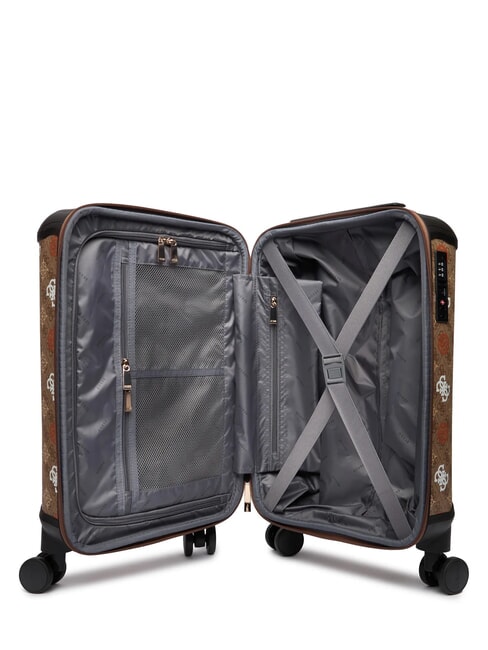 ELIETTE  Hand luggage trolley milk logo/ginger - Hand luggage