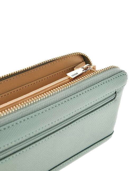 YESBA Large wallet with charm light sage - Women&rsquo;s Wallets