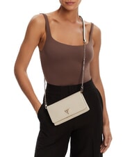 GUESS NOELLE 2 Mini clutch bag with shoulder strap bone - Women&rsquo;s Bags - 5