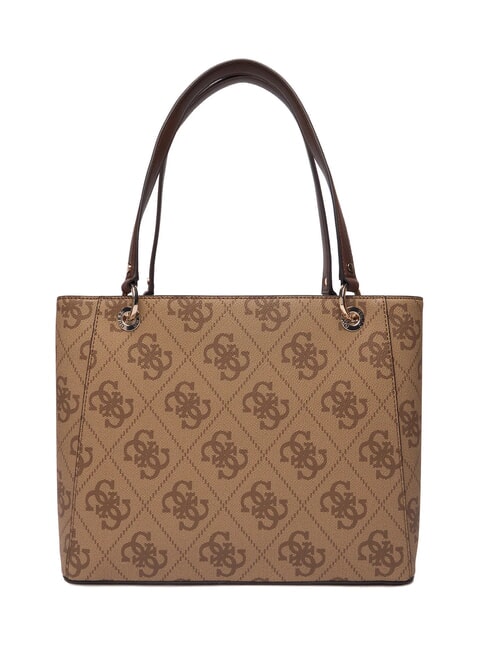NOELLE 2 4G Logo Print Shoulder Tote Bag latte logo / brown - Women&rsquo;s Bags