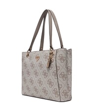 GUESS NOELLE 2 4G Logo Print Shoulder Tote Bag dark taupe logo - Women&rsquo;s Bags - 2