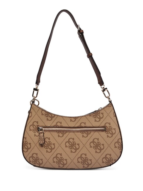 NOELLE 2 4G logo print shoulder bag latte logo / brown - Women&rsquo;s Bags