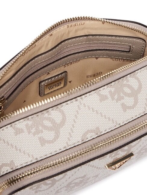 NOELLE 2 Mini Shoulder Camera Bag dark taupe logo - Women&rsquo;s Bags