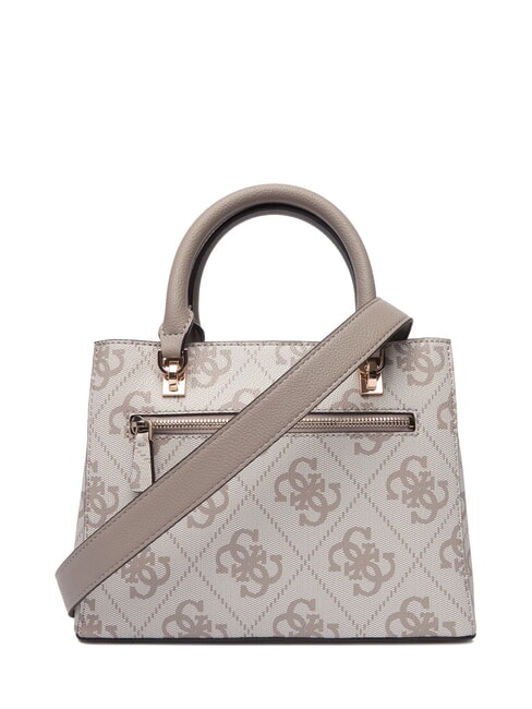 NOELLE 2 Handbag, with shoulder strap dark taupe logo - Women&rsquo;s Bags