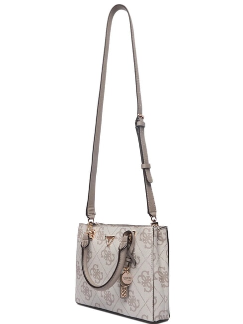 NOELLE 2 Handbag, with shoulder strap dark taupe logo - Women&rsquo;s Bags