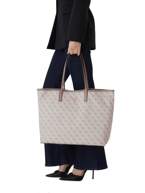 ECO VICTTORIA Shoulder bag dark taupe logo - Women&rsquo;s Bags