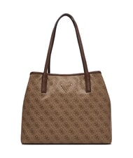 GUESS VICTTORIA 2 Shoulder shopper, with clutch latte logo / brown - Women&rsquo;s Bags - 2