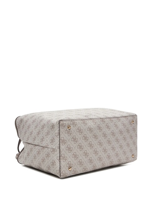 VICTTORIA 2 Shoulder shopper, with clutch dark taupe logo - Women&rsquo;s Bags