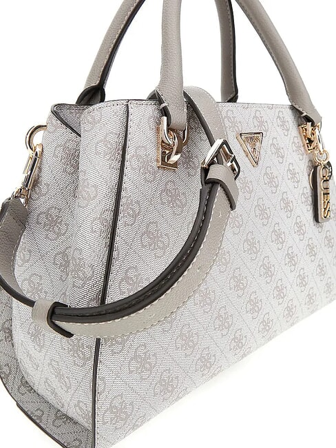 NOELLE 2 Handbag, with shoulder strap dark taupe logo - Women&rsquo;s Bags