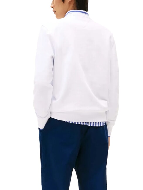 TH Crewneck cotton sweatshirt with emblem white - Sweatshirts