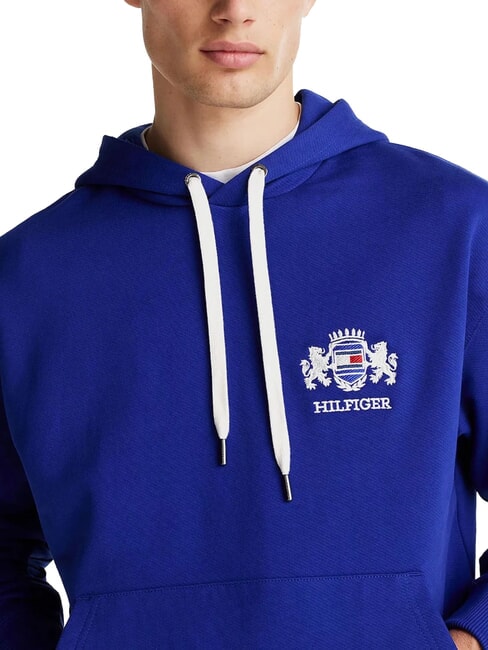 TH Hoodie with crest wedge blue - Sweatshirts
