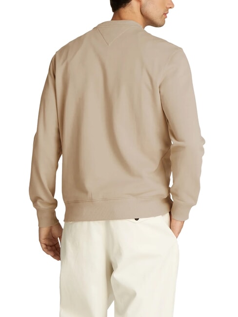 TH Crewneck cotton sweatshirt sandalwood - Sweatshirts