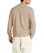 TOMMY HILFIGER TH Crewneck cotton sweatshirt sandalwood - Sweatshirts - 2