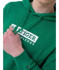 TOMMY HILFIGER TH Printed hoodie new green - Sweatshirts - 3