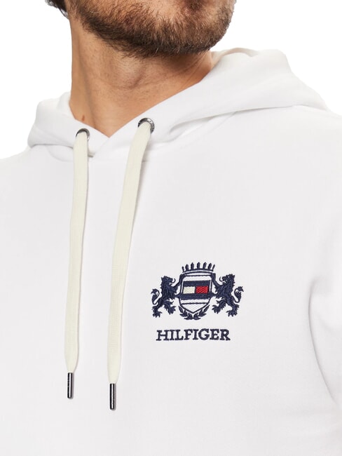 TH Hoodie with crest white - Sweatshirts