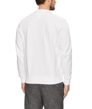 TOMMY HILFIGER TH Crewneck cotton sweatshirt white - Sweatshirts - 2
