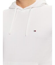 TOMMY HILFIGER TH Cotton hoodie white - Sweatshirts - 3