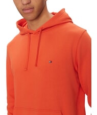 TOMMY HILFIGER TH Cotton hoodie brilliant orange - Sweatshirts - 3