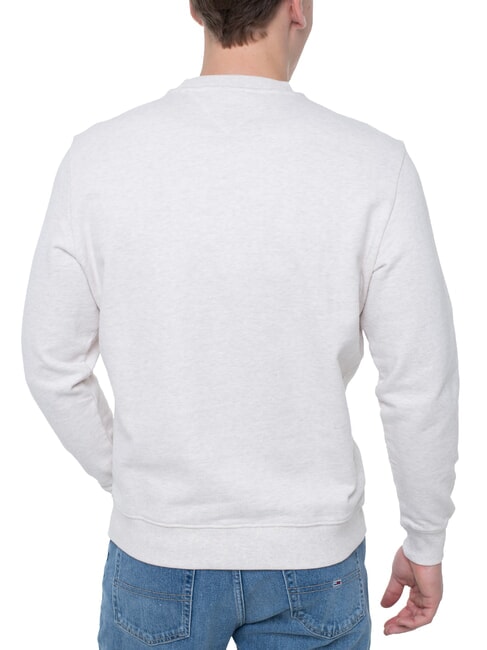 TH JEANS Cotton crewneck sweatshirt oat marl htr - Sweatshirts