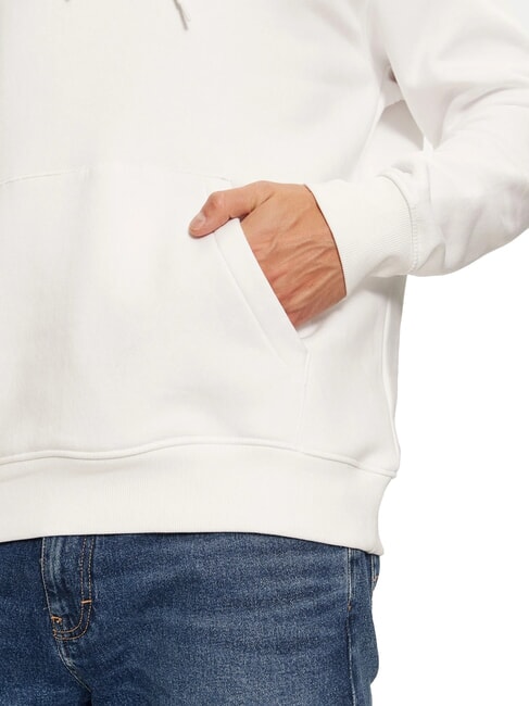 TH JEANS Sweatshirt with pocket and hood white - Sweatshirts