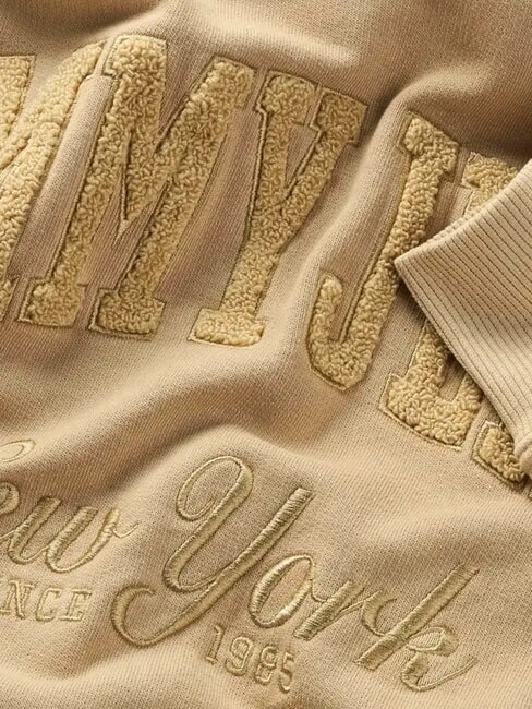 TH JEANS Sweatshirt with teddy logo relic tan - Sweatshirts
