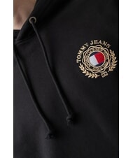 TOMMY HILFIGER TH JEANS Hoodie with crest black - Sweatshirts - 3
