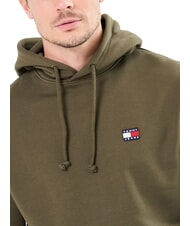 TOMMY HILFIGER TH JEANS Flag Patch Hoodie fatigue green - Sweatshirts - 3