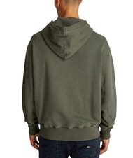 TOMMY HILFIGER TH JEANS Hoodie with logo embroidery fatigue green - Sweatshirts - 2