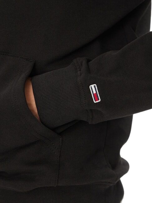 TH JEANS Sweatshirt with pocket and hood black - Sweatshirts