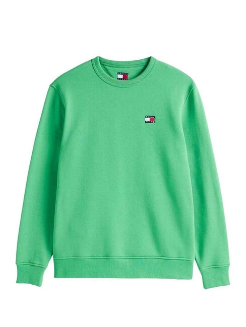 TH JEANS Cotton crewneck sweatshirt coastal green - Sweatshirts