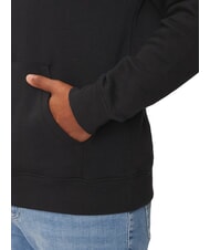 TOMMY HILFIGER TH JEANS Sweatshirt with pocket and hood black - Sweatshirts - 4