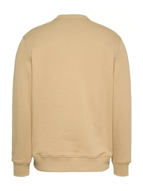 TH JEANS Cotton crewneck sweatshirt relic tan - Sweatshirts