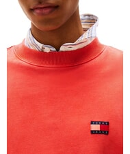 TOMMY HILFIGER TH JEANS Crewneck sweatshirt bright vermilion - Sweatshirts - 3