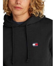 TOMMY HILFIGER TH JEANS Flag Patch Hoodie black - Sweatshirts - 3