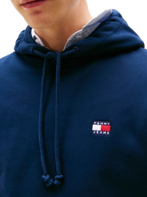 TH JEANS Flag Patch Hoodie dark night navy - Sweatshirts