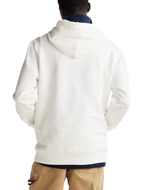 TH JEANS Cotton hoodie ecru - Sweatshirts