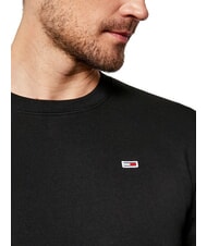 TOMMY HILFIGER TH JEANS Regular fit crew neck sweatshirt black - Sweatshirts - 3